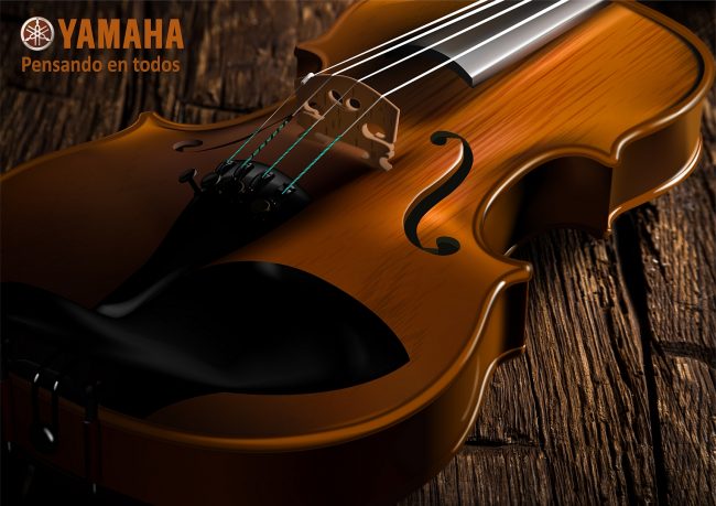 Ilustración digital - Publicidad violines Yamaha