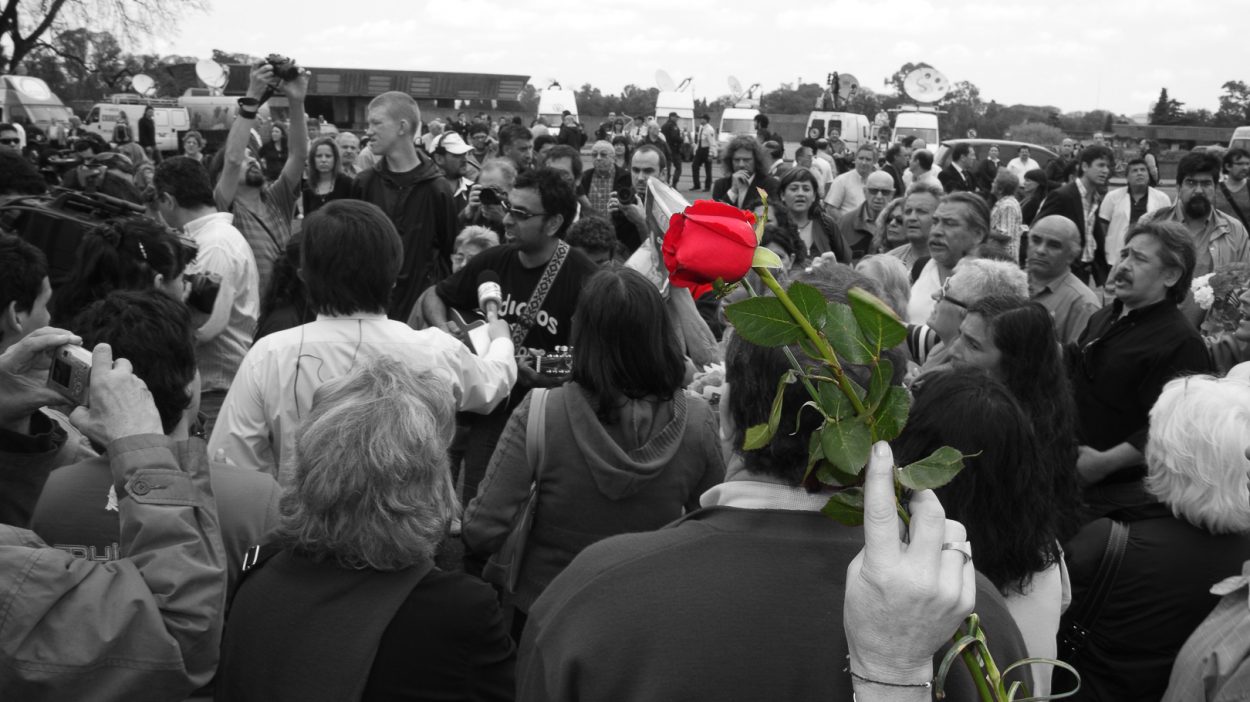 Fotografía Documental - Funeral de Mercedes Sosa